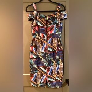 MutliColor Nicole Miller Dress